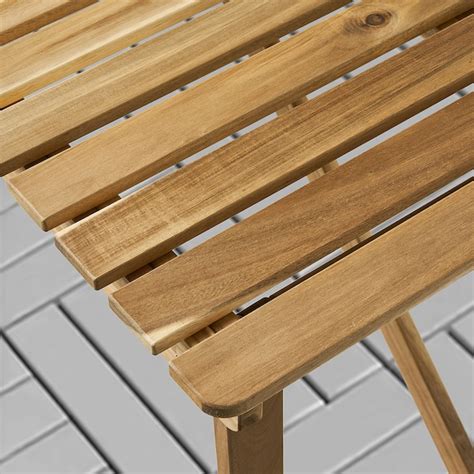 ASKHOLMEN table, outdoor, acacia, 143x75 cm (561/4x291/2") - IKEA