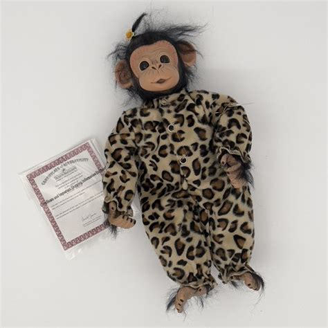 Ashton Drake Galleries Little Ubu Baby Chimp Monkey India | Ubuy