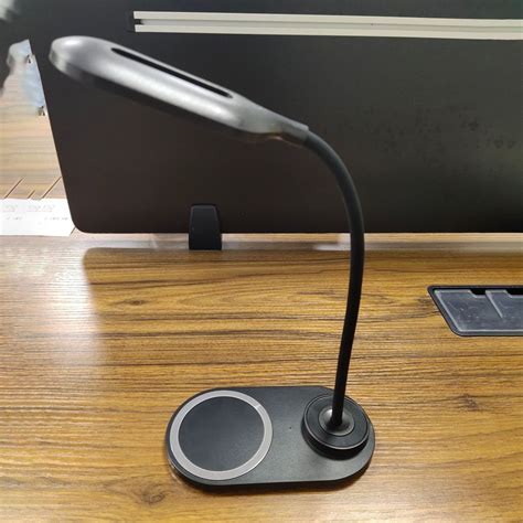 LED Desk Lamp with Wireless Charger - Dimmable 3-Color Eye Care Reading ...