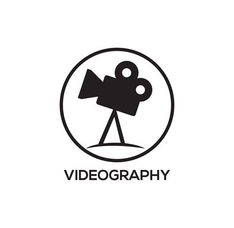 Videography logo design illustration 9873928 Vector Art at Vecteezy