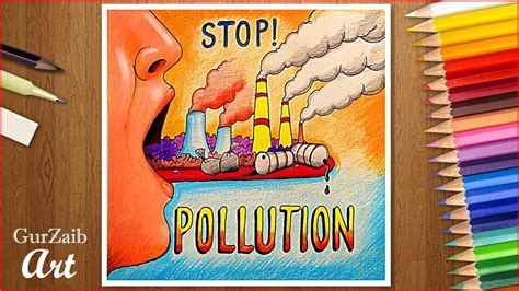Image result for Stop Pollution Poster Drawing
