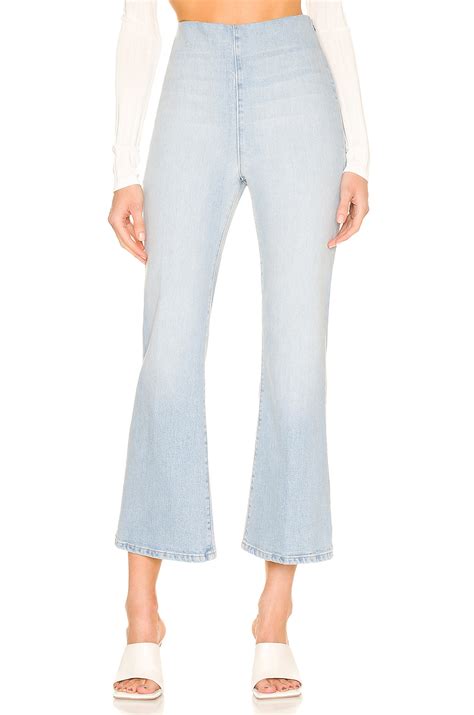 SPRWMN Crop Flare Legging in Francoise | REVOLVE