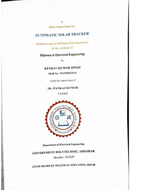 Image result for Automatic Solar Tracker Project