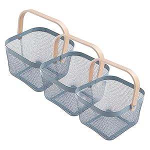 UMAI Multipurpose Metal Mesh Storage Organizer - Rectangular Fruit ...