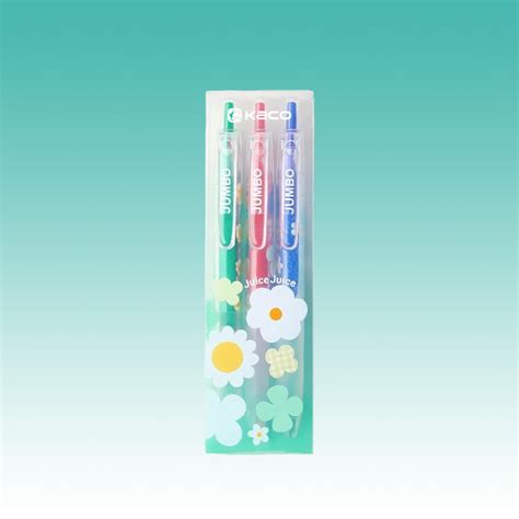 Jumbo Flower Retractable Gel Pen Set – KACO