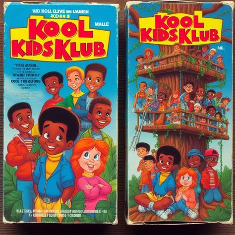 VHS of a cartoon from the 80s called Kool Kids Klub : r/hellaflyai