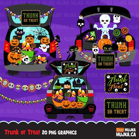 Trunk Or Treat Clipart