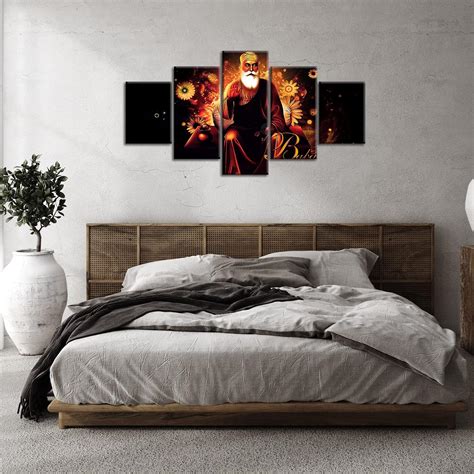Buy Guru Nanak dev ji Photo Prints on Canvas Pictures With Frame Guru ...