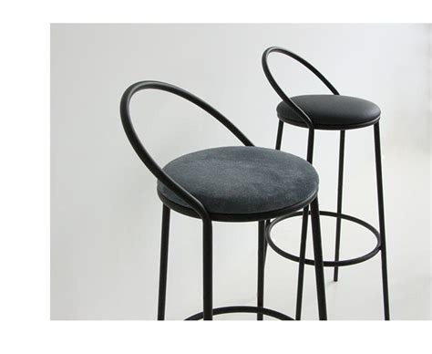 北欧 设计师餐椅设计 酒吧椅 客厅奶茶店 高脚吧椅 餐厅 样板房 布艺皮革不锈钢 吧椅