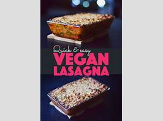 Vegan Lasagna ? Quick and Easy ? Banana Bloom