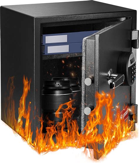 1.6 Cubic Feet Fireproof Safe Box, Fireproof Home Safe for Money ...