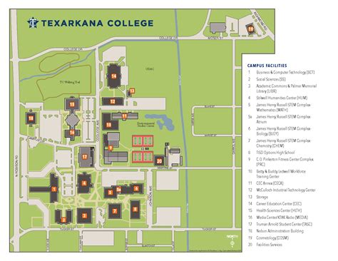 Campus Map - Texarkana College