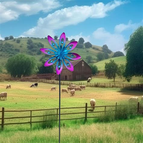 ⚡️Buy Maxbell Maxbell Metal Yard Windmill Kinetic Wind Sculpture Park ...