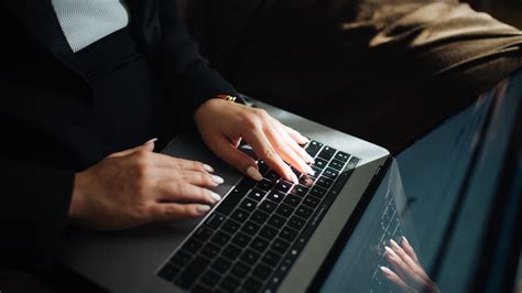 Download wallpaper 2560x1440 laptop, hands, work, aesthetics widescreen ...