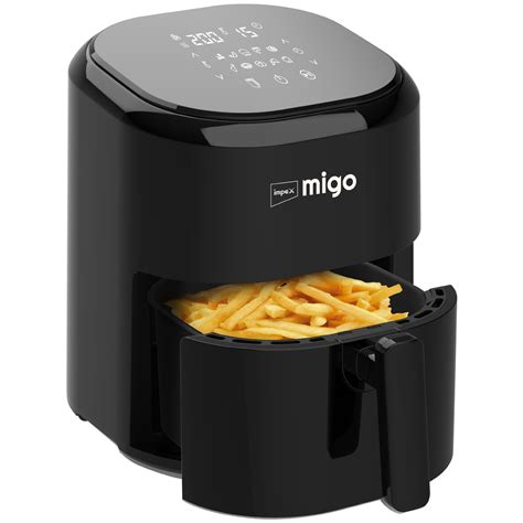 Impex Migo Digital Air Fryer 10 in 1 Airfryer, 1200 W 4.5 L Instant El ...