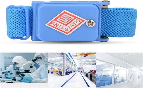 SCHOFIC Anti-Static [ESD] Safe Discharge Cordless Wristband Wrist Strap ...