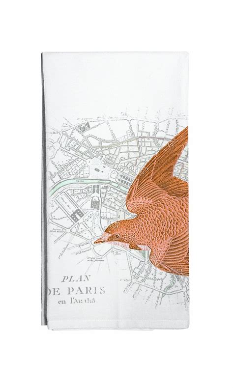 Buy Montgomery Street Designs Bird Over Paris Flour Sack Towel Online ...
