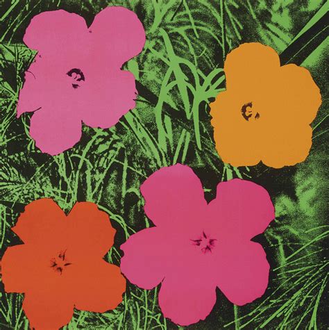 Art Andy Warhol Flowers Wallpaper