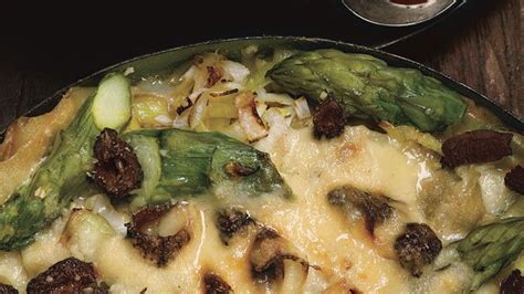 Lasagna with Asparagus, Leeks, and Morels   Bon Appetit