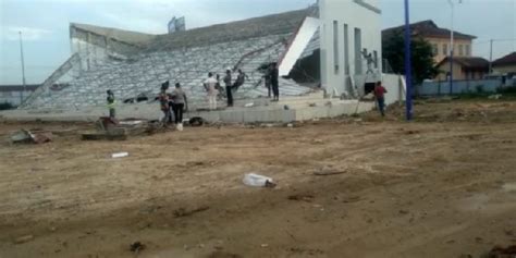 Redeveloping Koforidua Jackson Park collapses, injures 2 workers