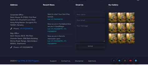 Footer Design Code 的图像结果