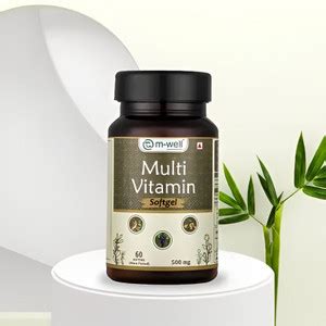 mwell M-Well Multi Vitamin Softgel – Daily Immunity, Energy & Wellness ...