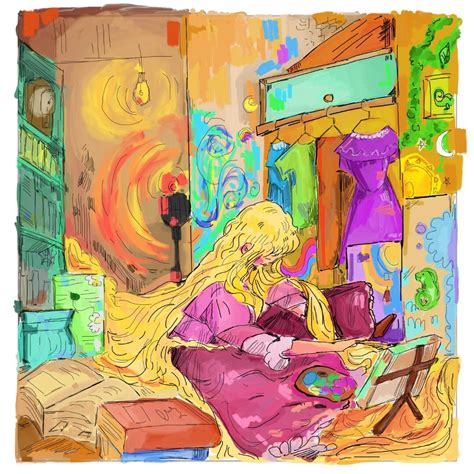 ArtStation - Rapunzel in Quarantine