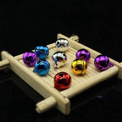 kuou 300 Pcs Jingle Bells, Small Colourful Bell Tinkle Bell for ...