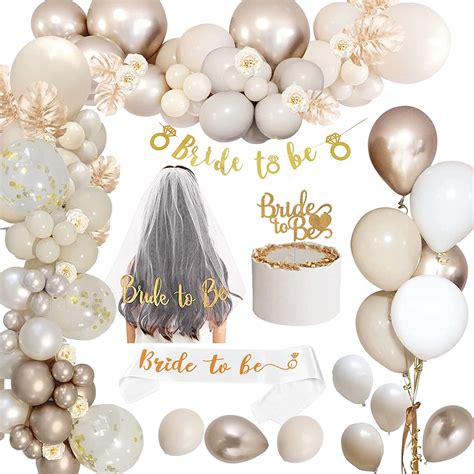 YANSION Bachelor Party Supplies, Champagne Gold Gold Party Decorations ...