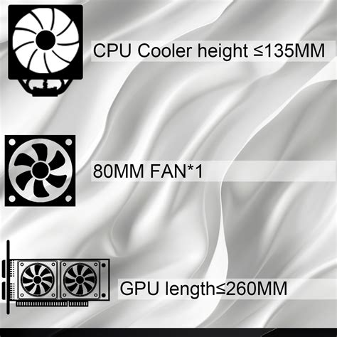 TGDGAMER Micro ATX PC Case with 1x 80mm PC Case Fan, Support India | Ubuy