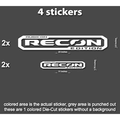 Stickerboy Recon Edition Decals Stickers for Jeep Wrangler India | Ubuy