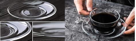 Buy Sazoli Glass Saucer Glass Plate Saucers Safe in Microwave, Great ...