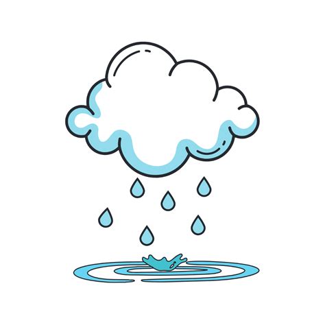 Rain Clip Art Transparent Background Rain Free Vector Clipart Images