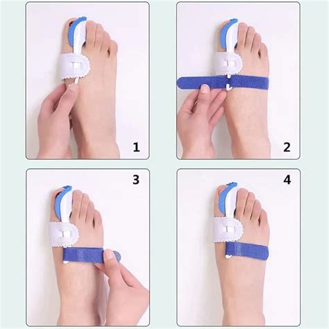 Toe Spacers – 1 Pair Lightweight Plastic with Smooth Edges – MaxSmile