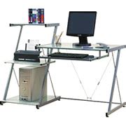 Image result for Z-Line Glass Computer Desk