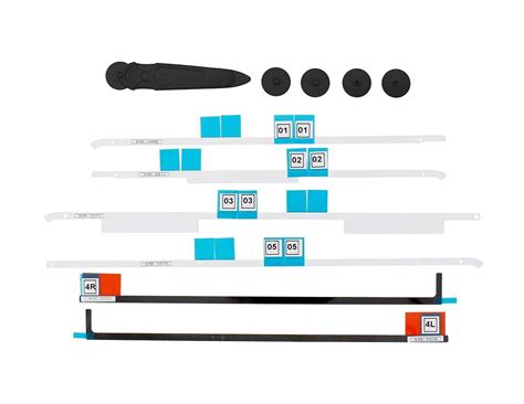 Laprite LCD Display Adhesive Strips Tape & Opening Wheel Handle Tools ...