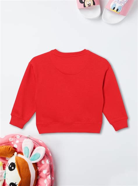 Buy Girls Printed Fleece Lined Sweatshirt Online at just Rs. 449.0 ...