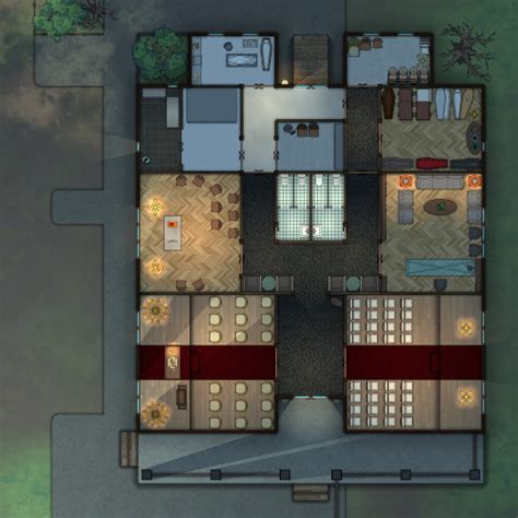 Funeral Home Map | Cthulhu Architect