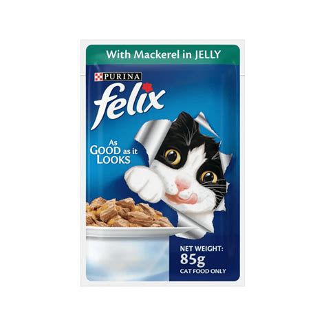 Purina Felix Adult Cat Wet Food: Mackerel in Jelly – Furever Kare