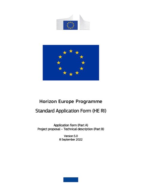 Fillable Online Horizon Europe Programme Fax Email Print - pdfFiller