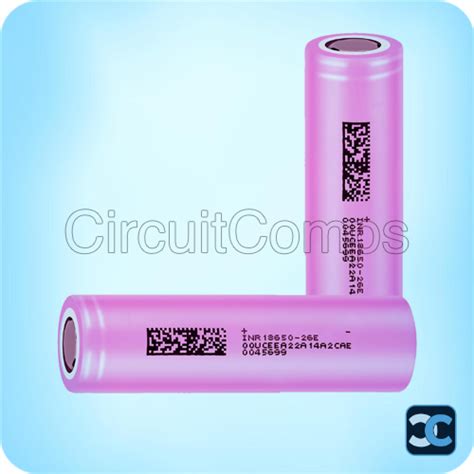 DMEGC INR18650-26E 2600mAh 3.7V Battery – Circuitcomps