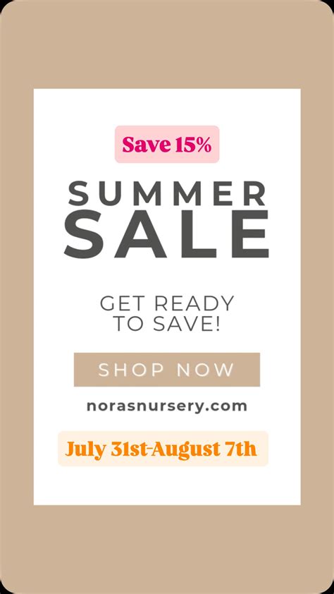 Nora's Nursery Cloth Diapers | ☀️ SUMMER SALE ☀️⁠ ⁠ From now until August 7th, SAVE 15% On The ...