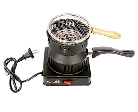 Buy JK&SON'S AL Akbar Electric Sigdi for Hookah Coal Burner with Wooden ...