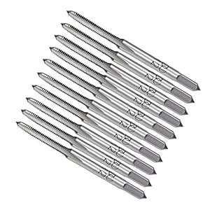 CoCud Hand Threading Taps, M2 x 0.4 Thread, Metric High Speed Steel ...