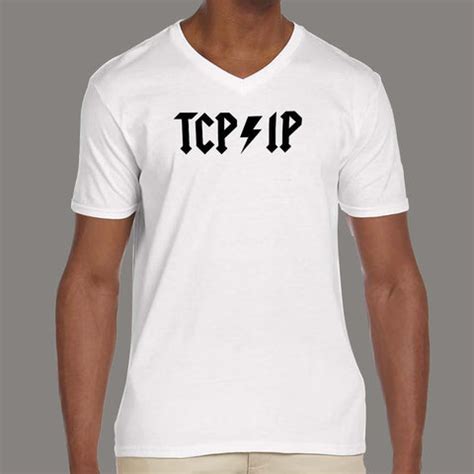 TCP/IP Protocol Geek T-Shirt - Network the World - TEEZ.in