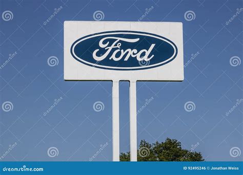 Sharonville - Circa May 2017: Ford Logo and Signage at the Sharonville Transmission Plant. this ...