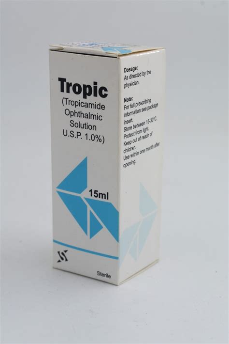 Tropicamide Eye Drops