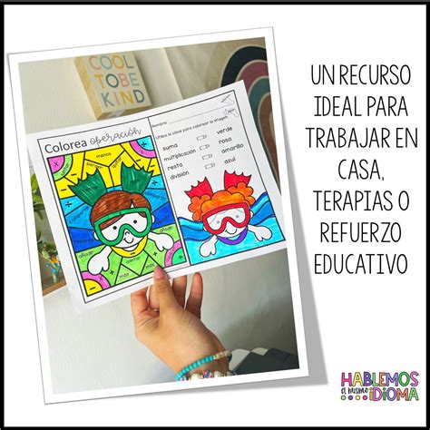 Colorea por código | Refuerzo de destrezas | Color by Code in Spanish ...