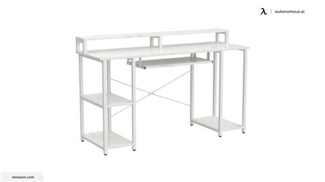 Small Computer Desk with Keyboard Tray 的图像结果