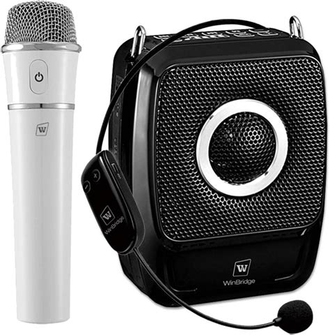 Amazon.com: Portable Mini Bluetooth PA System with Wireless Headset ...
